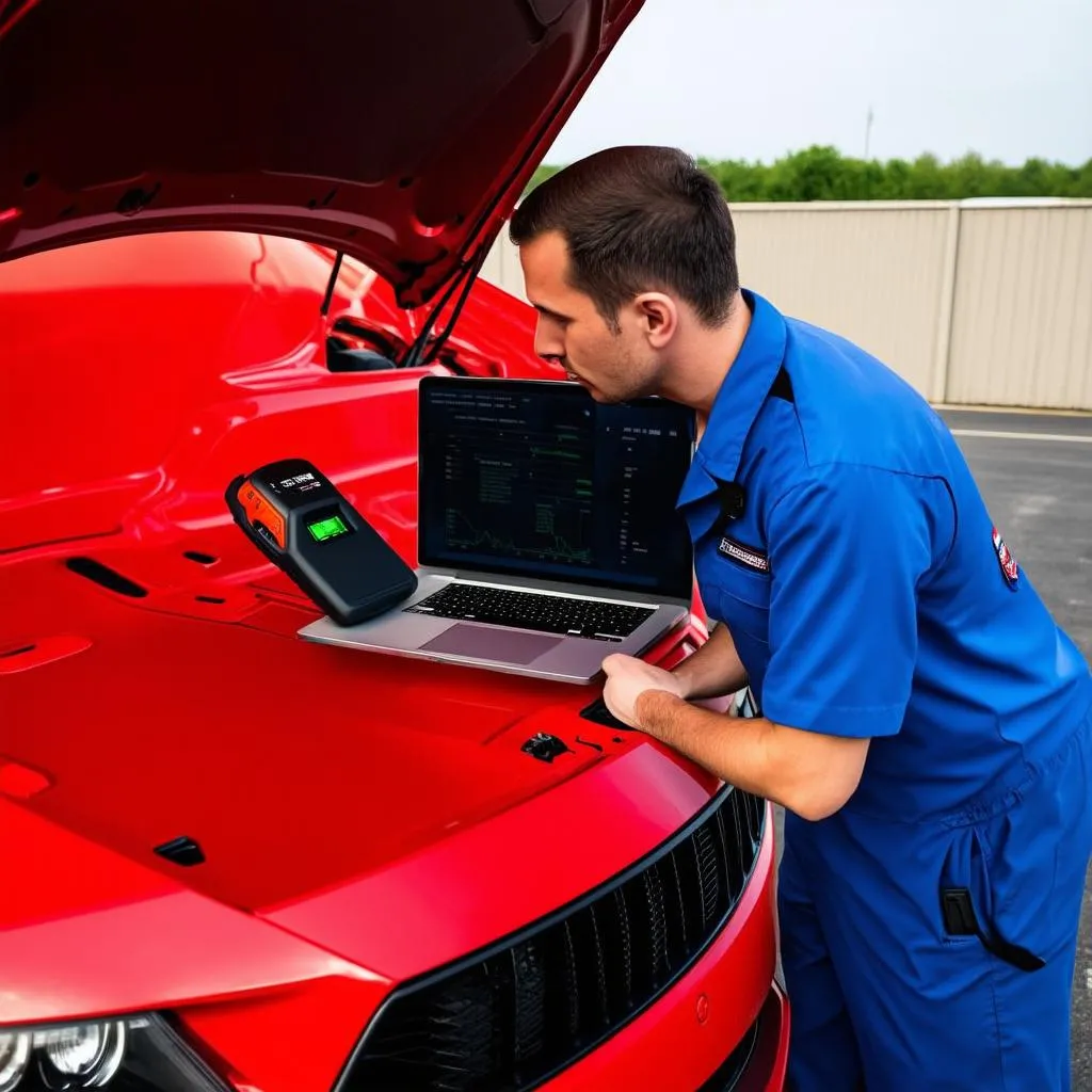 Car diagnostics on a computer